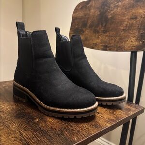 Kensie Black Combat Boots